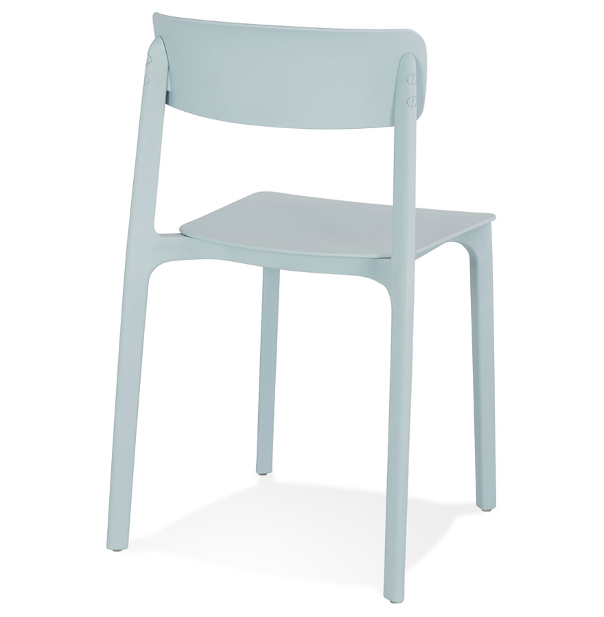 Kokoon Design TROPICAL' Stackable Indoor/outdoor Chair In Pastel Blue Plastic