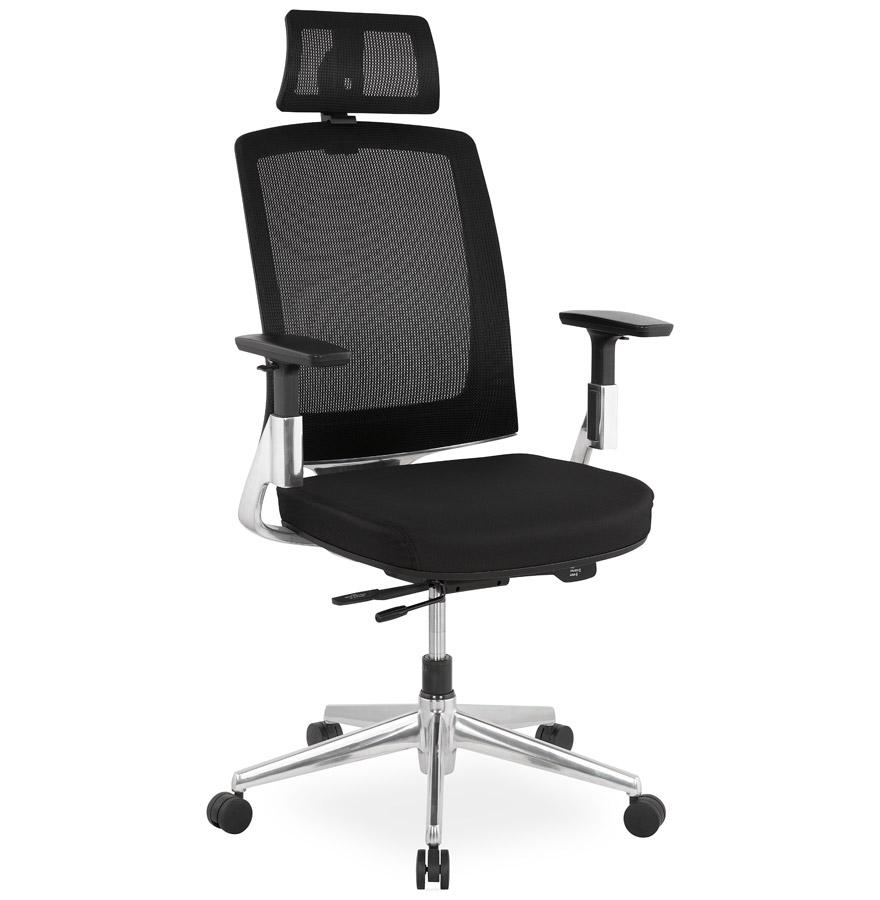 kokoon design ULTRA' designer office armchair in black fabric kokoon design ULTRA' designer office armchair in black fabric