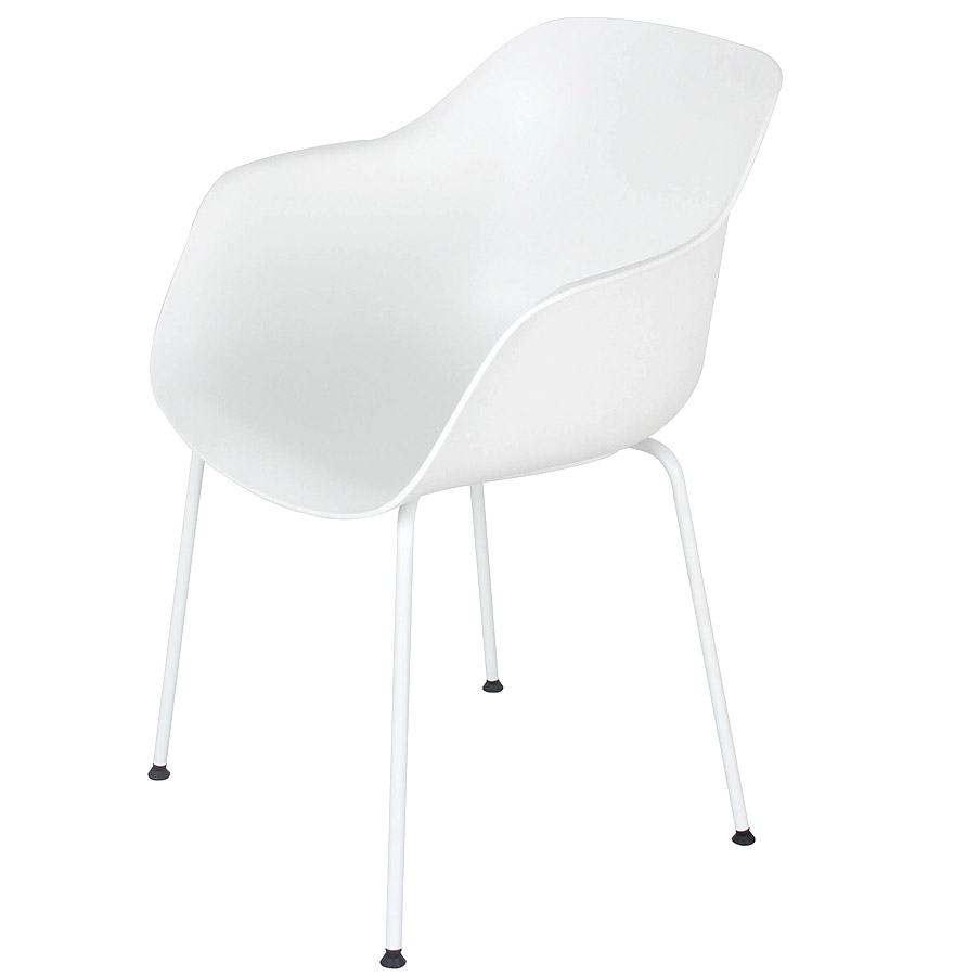 Kokoon Design White 'BACHO' Indoor/outdoor Chair With Armrests