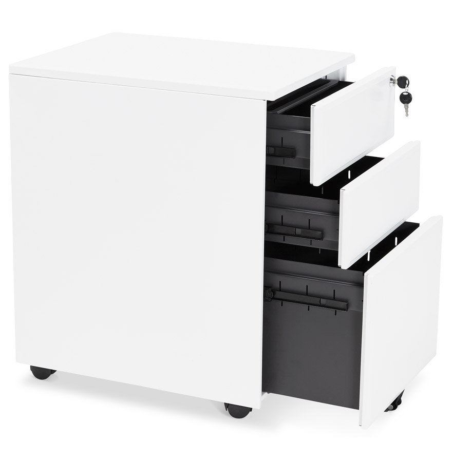 Kokoon Design White 'DALI' Storage Box With Drawers For Office