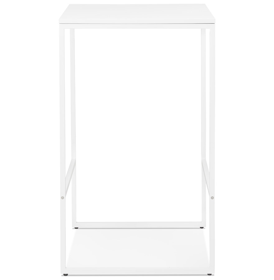 Kokoon Design White Industrial Style 'ORTOS' High Table Ideal For Professionals