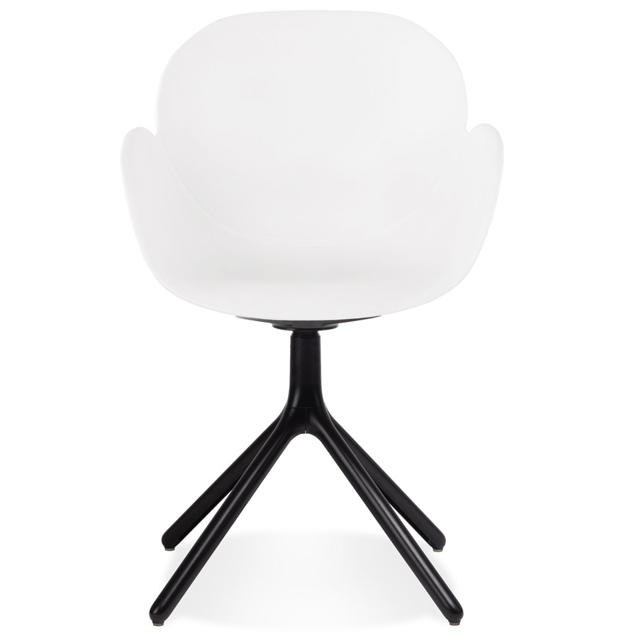 Kokoon Design White Plastic 'APODIS' Chair With Armrests