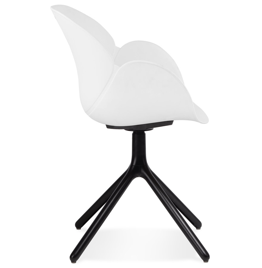 Kokoon Design White Plastic 'APODIS' Chair With Armrests