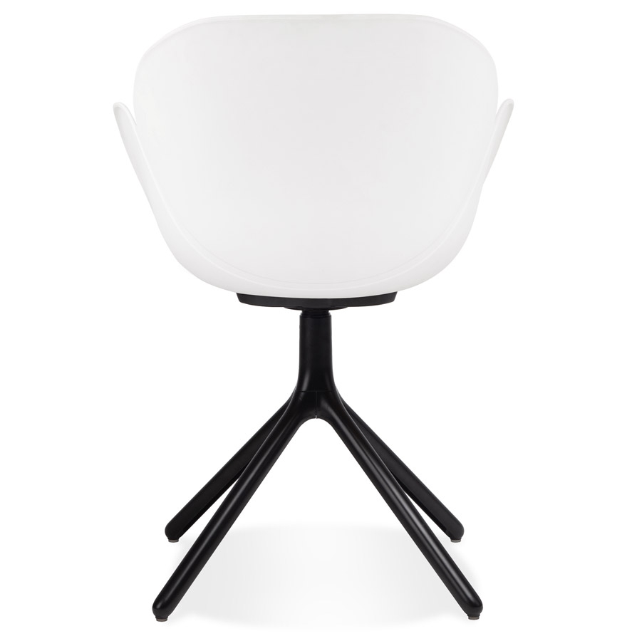 Kokoon Design White Plastic 'APODIS' Chair With Armrests