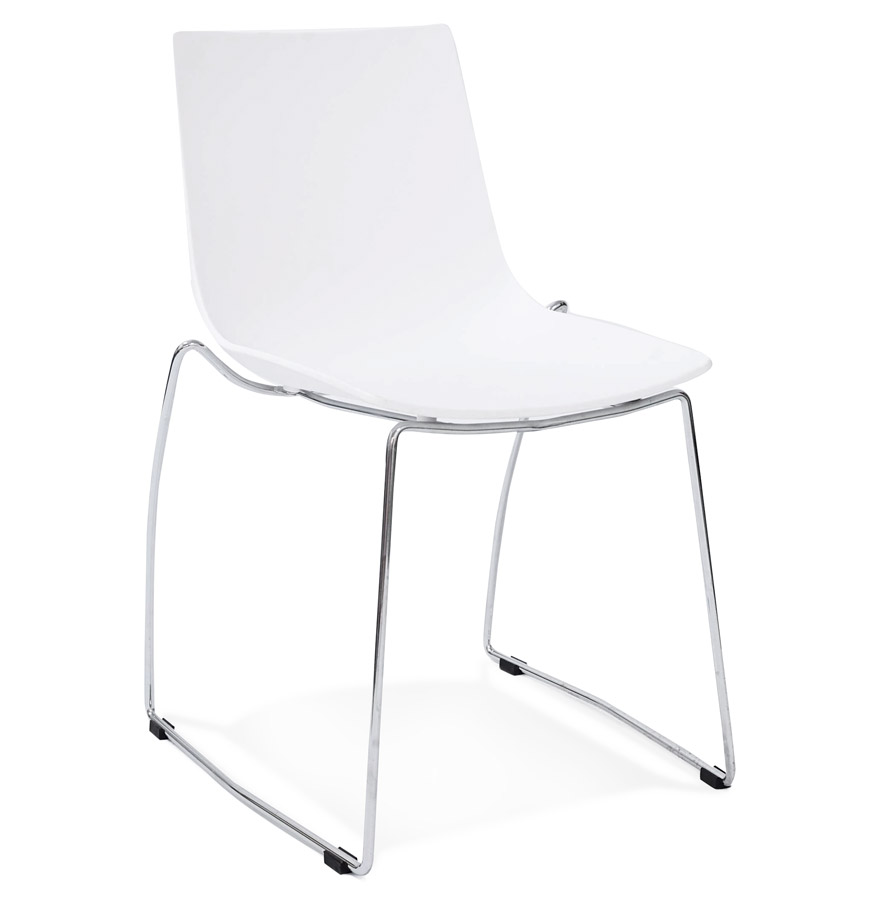 kokoon design White 'TRENO' designer chair in plastic