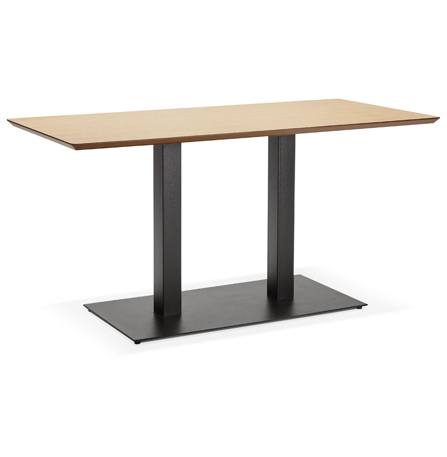 kokoon design ZUMBA' design table / desk in natural finish wood - 150x70 cm