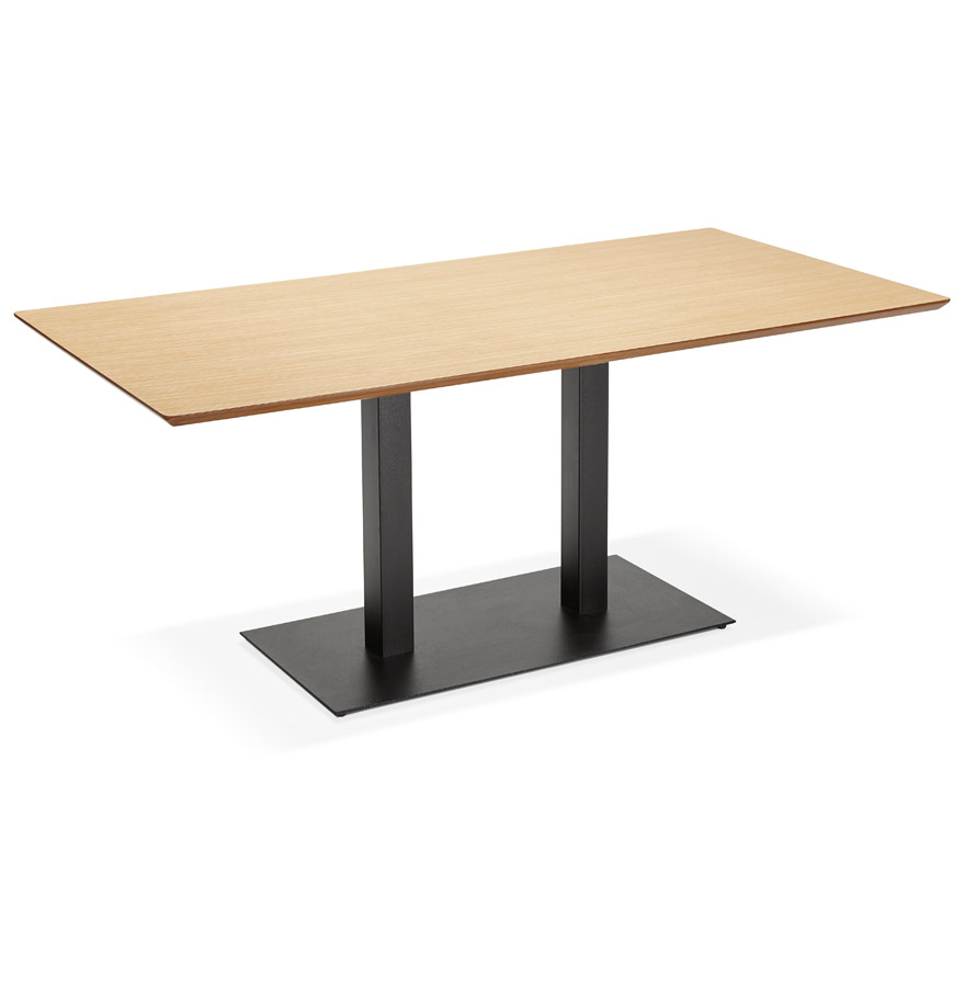 kokoon design ZUMBA' design table / desk in natural finish wood - 180x90 cm