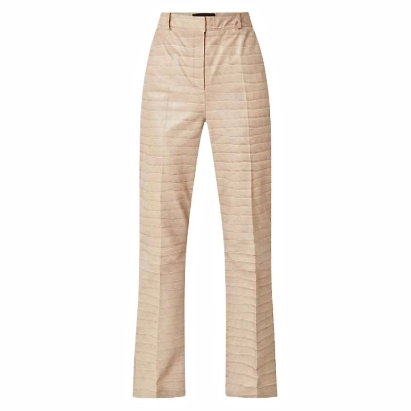 l & c Chloe high waist straight fit pantalon van lamsleer Studio AR - by Arma