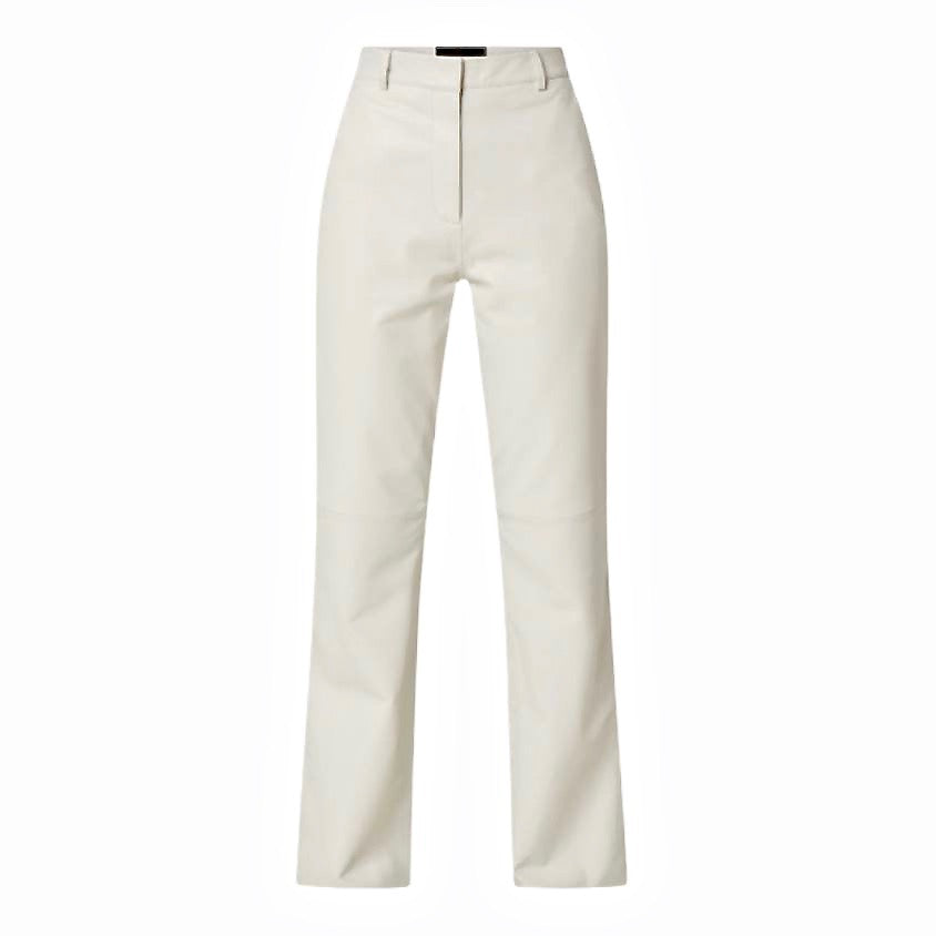 l & c Chloe high waist wide fit broek van schapenleer - Srudio AR by Arma
