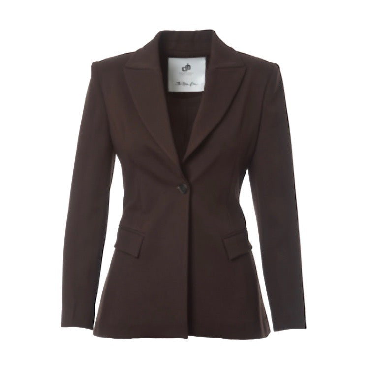 l & c Blazer met klepzakken en schoudervulling