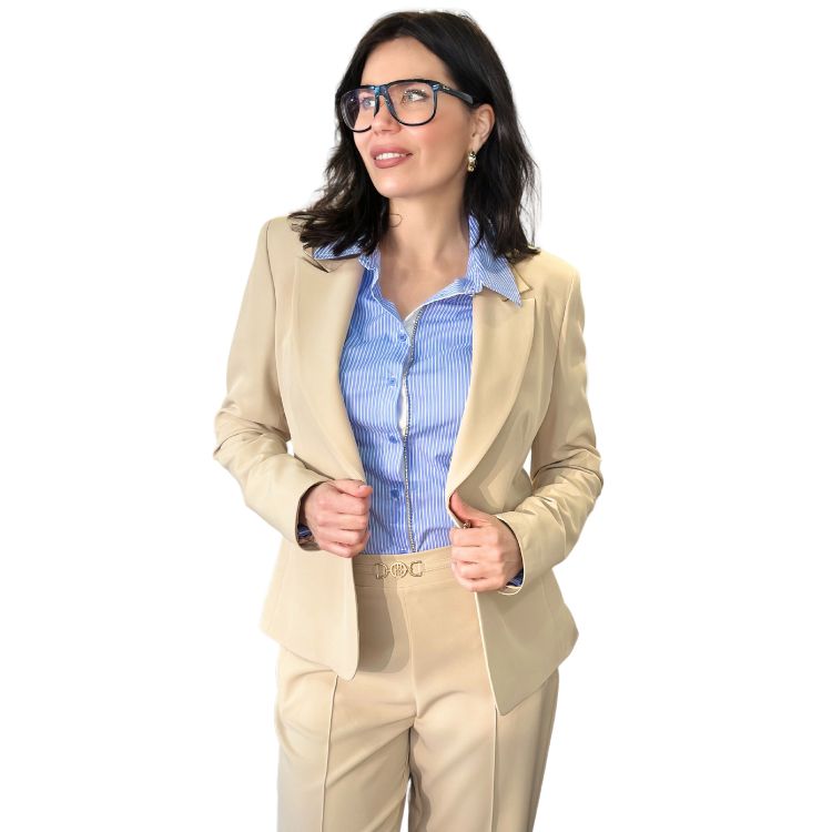 l & c Kort getailleerd jasje