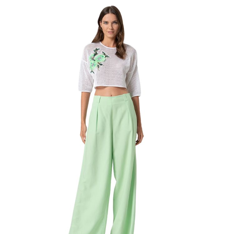 l & c Palazzo pant with high waist