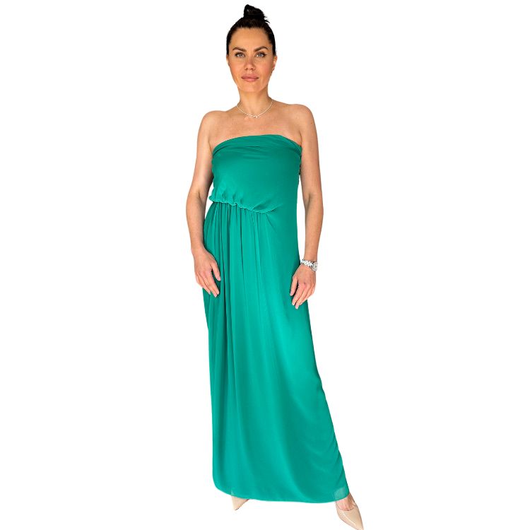 l & c Strapless gala jurk