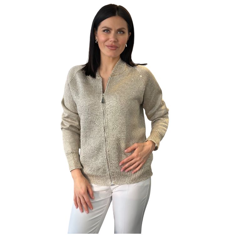 l & c Vest met subtiele pailetten