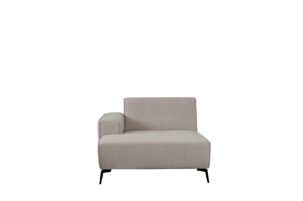 label51 Bank Nero Longchair Arm Links Voorstaand 117x151x80 cm