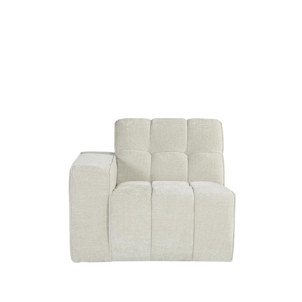 label51 Bank Valentino 1 5-Zits Arm Links Voorstaand 100x98x83 cm