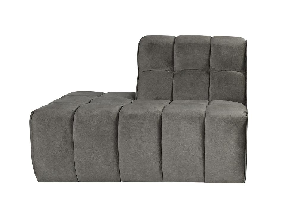 label51 Bank Valentino Ottomane Links Voorstaand 125x98x83 cm