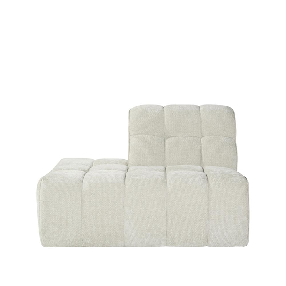 label51 Bank Valentino Ottomane Links Voorstaand 125x98x83 cm