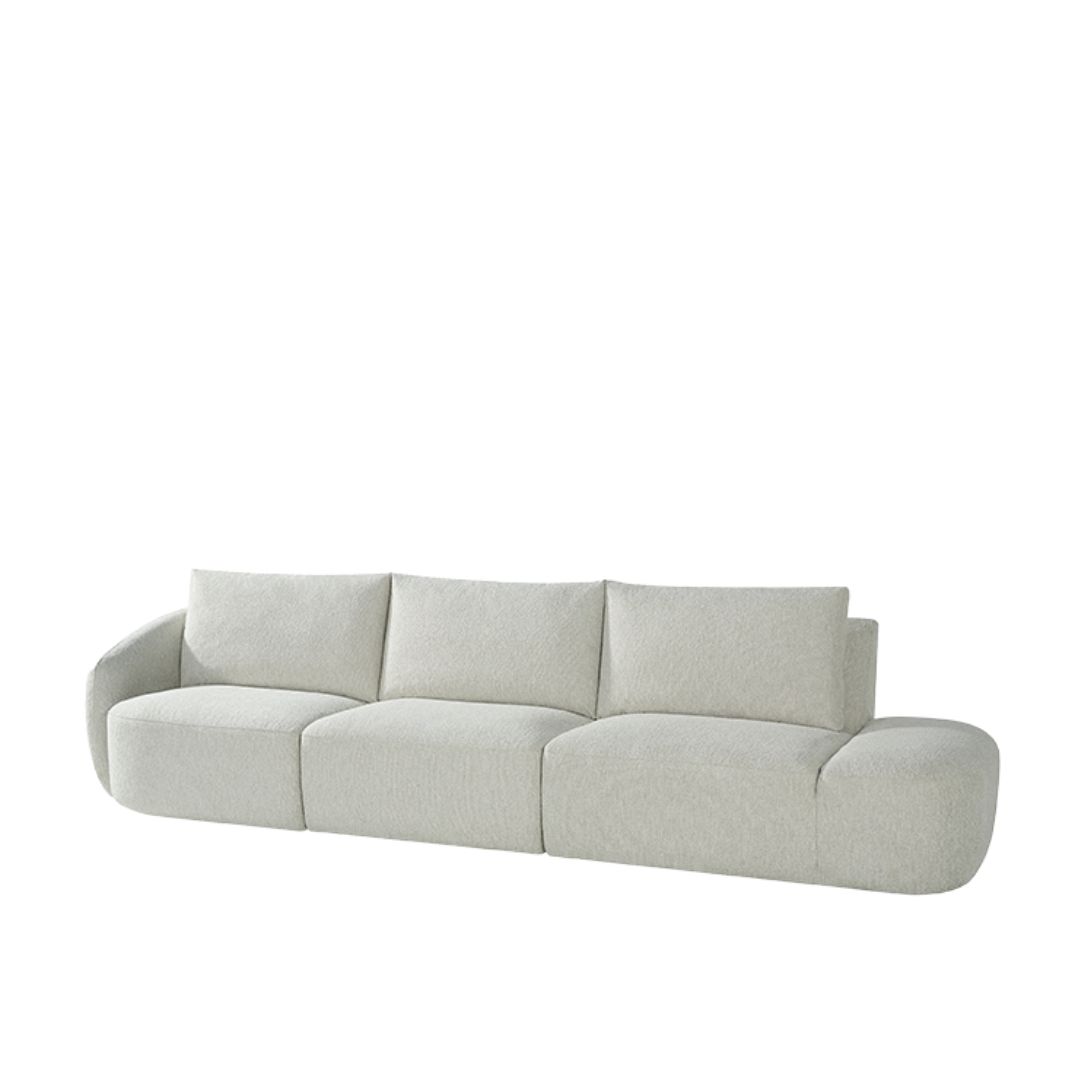 Label51 Bank Rocca 4-Zits + Ottomane Rechts