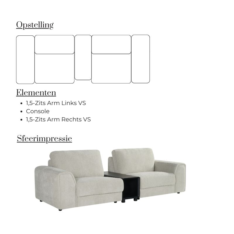 Label51 Bank Tivoli 3-Zits