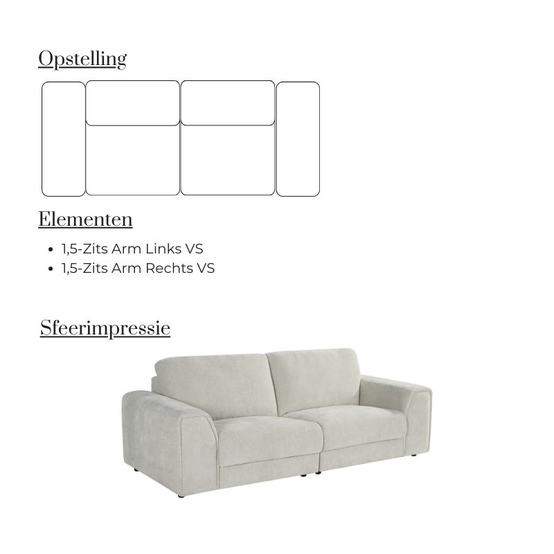 Label51 Bank Tivoli 3-Zits