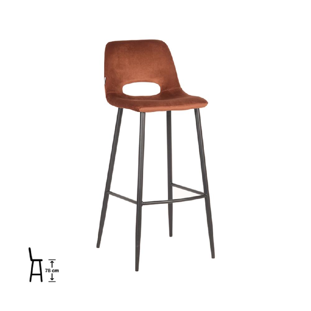 label51 Barkruk Josh 42x47x104 cm