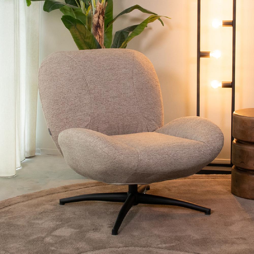 label51 Draaifauteuil Clayton 82x89x91 cm