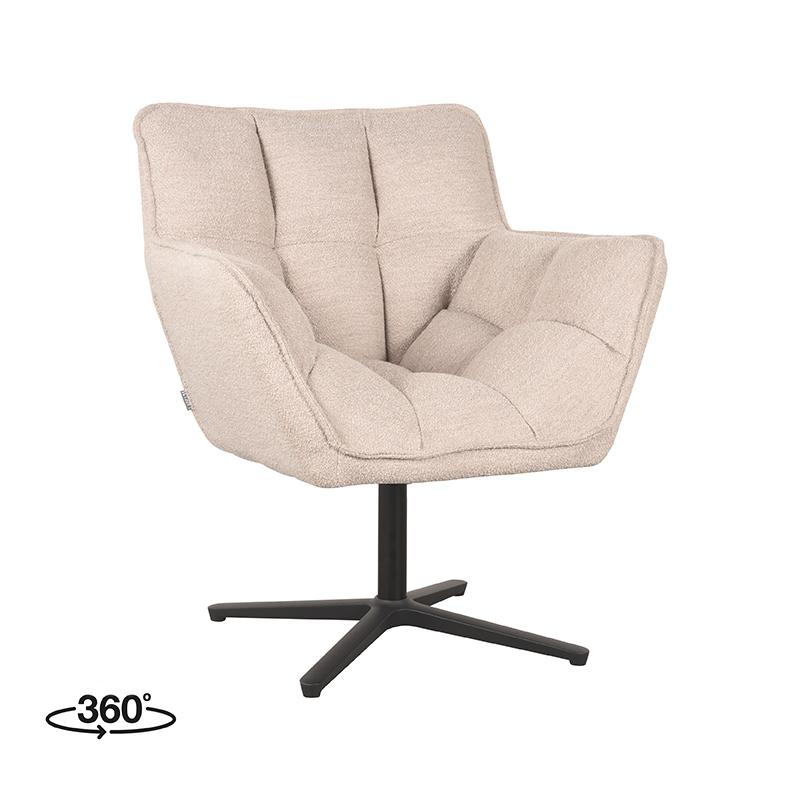 label51 Draaifauteuil Ian 76x72x87 cm