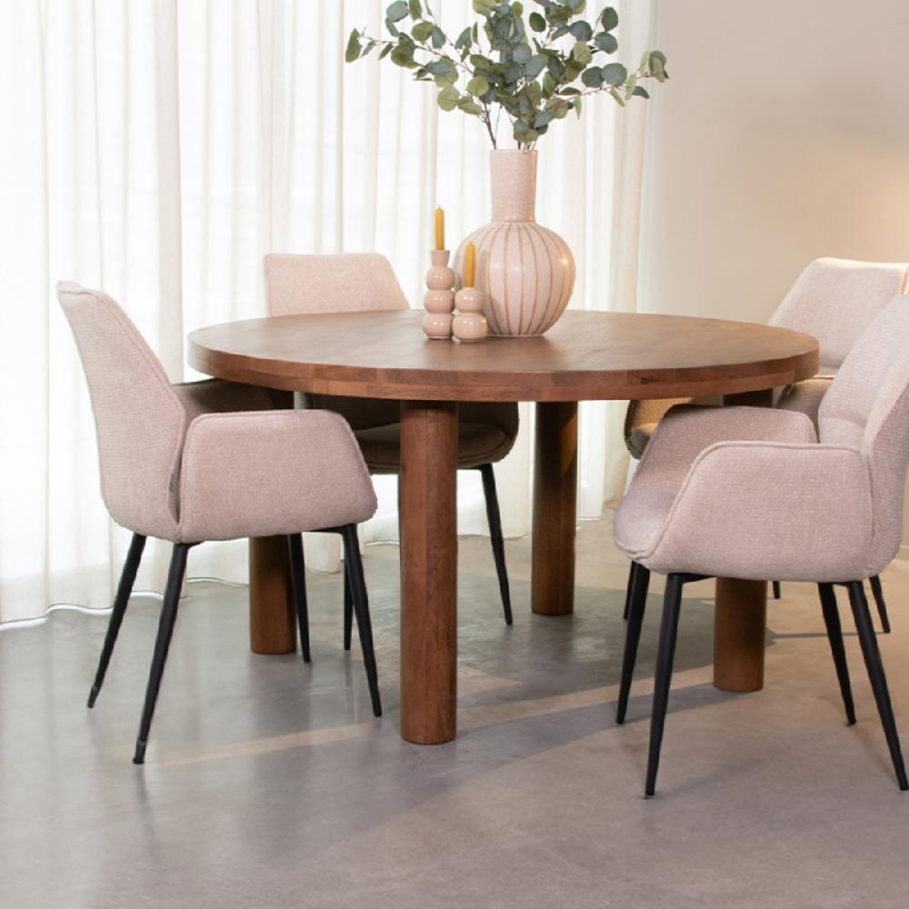 label51 Eettafel Elly 140x140x75 cm