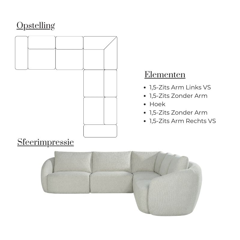 Label51 Hoekbank Rocca