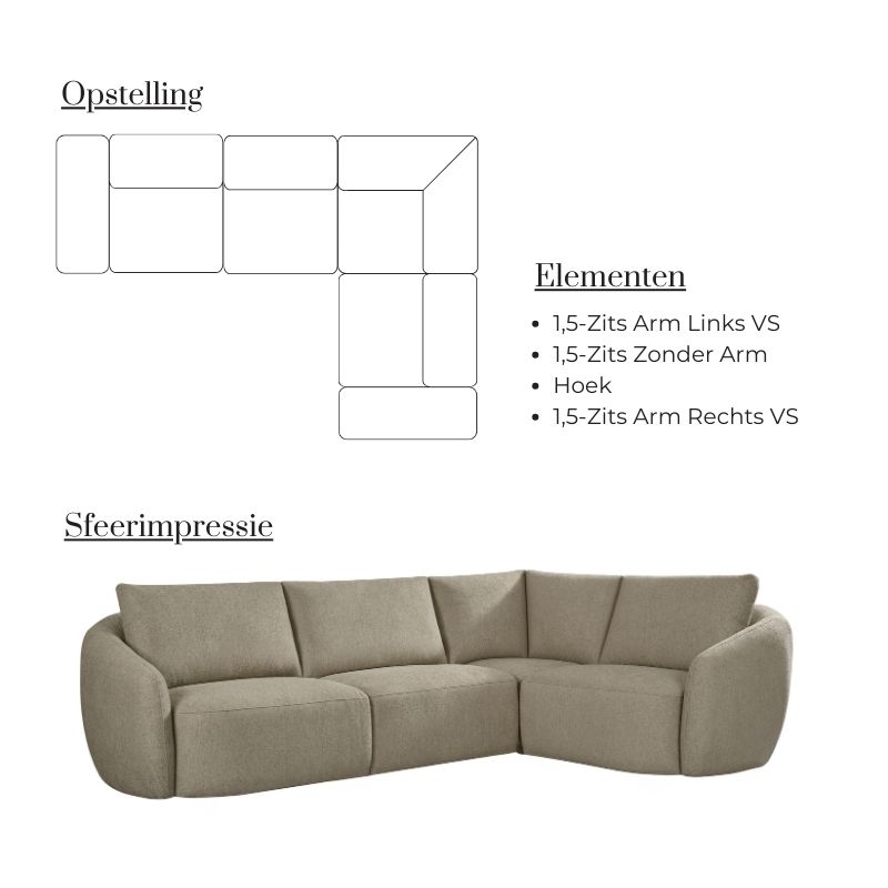 Label51 Hoekbank Rocca