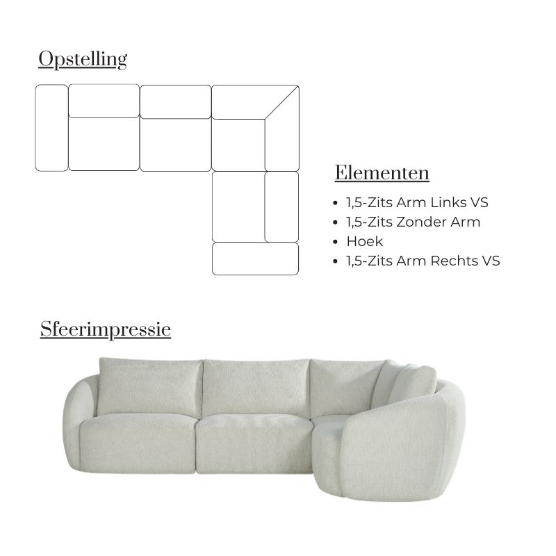 Label51 Hoekbank Rocca