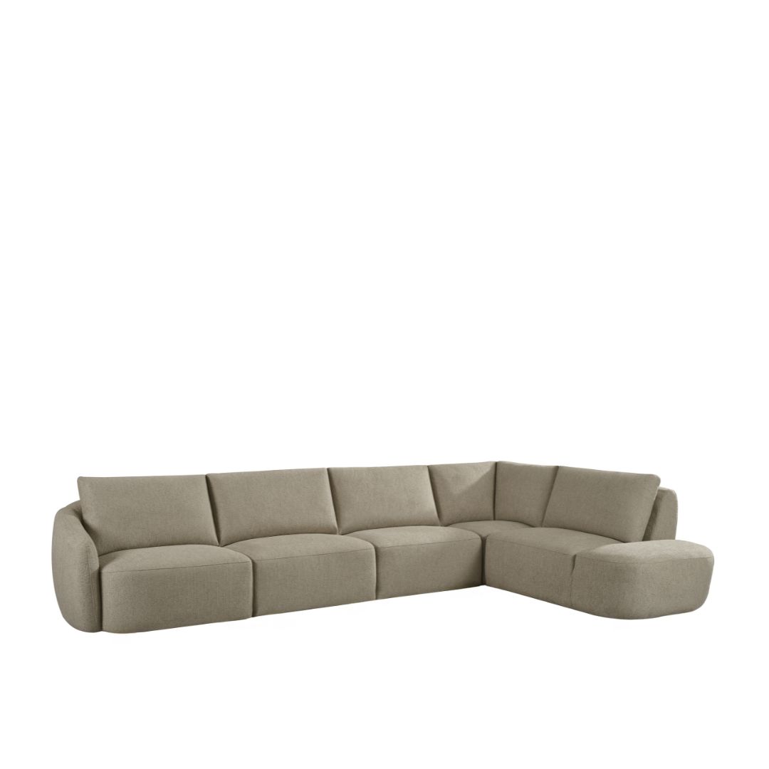 label51 Hoekbank Rocca Ottomane Rechts