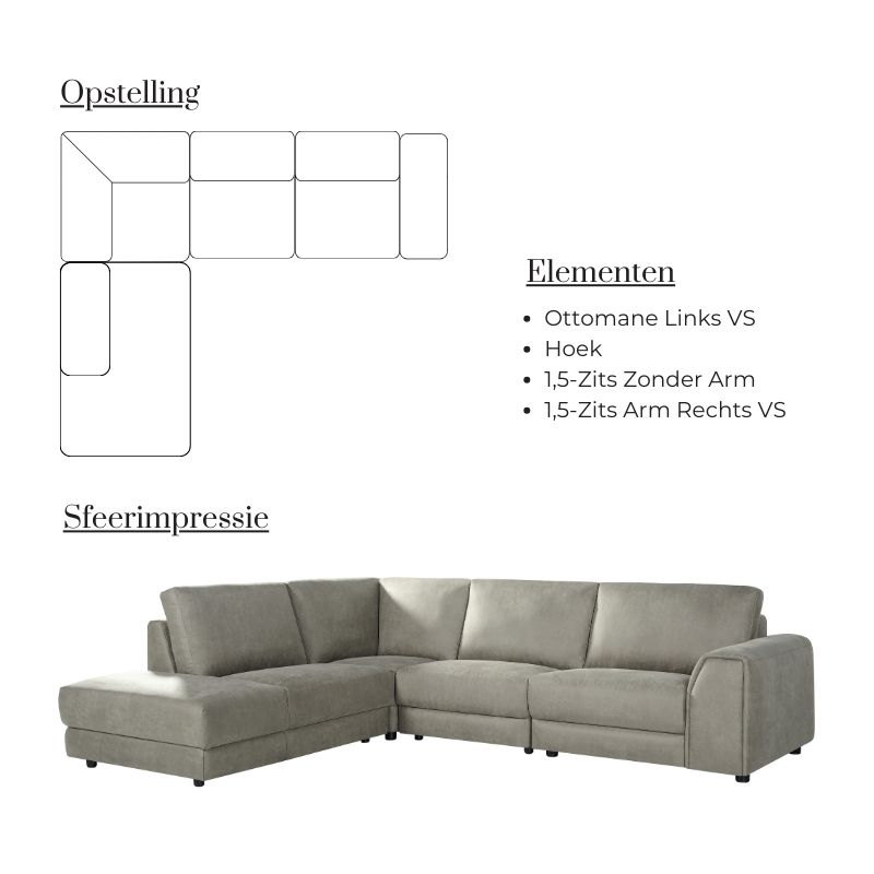 Label51 Hoekbank Tivoli Links