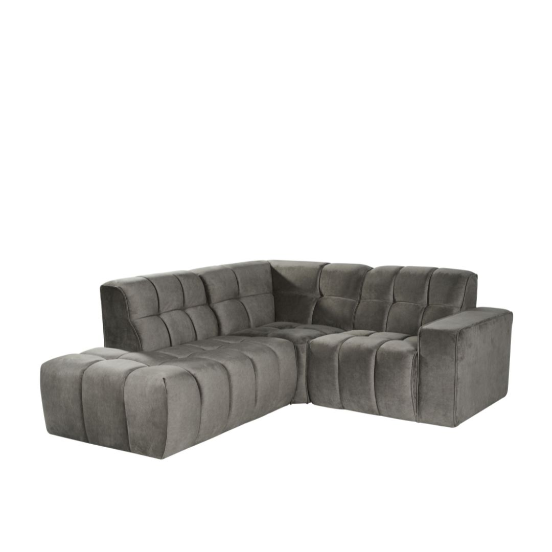 label51 Hoekbank Valentino Ottomane Links