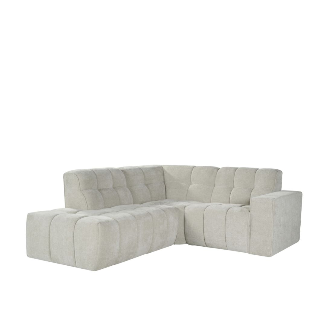 label51 Hoekbank Valentino Ottomane Links