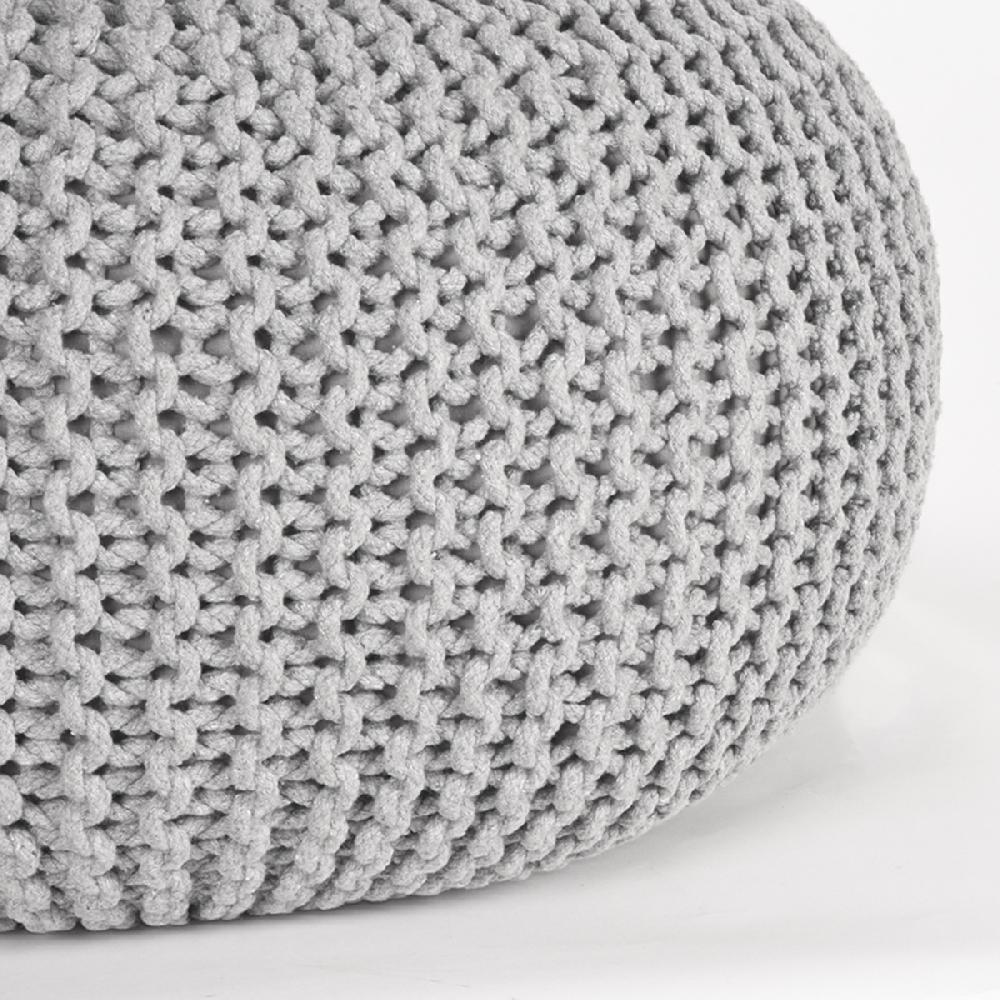 Label51 Poef Gebreid 70x70x35 Cm| L