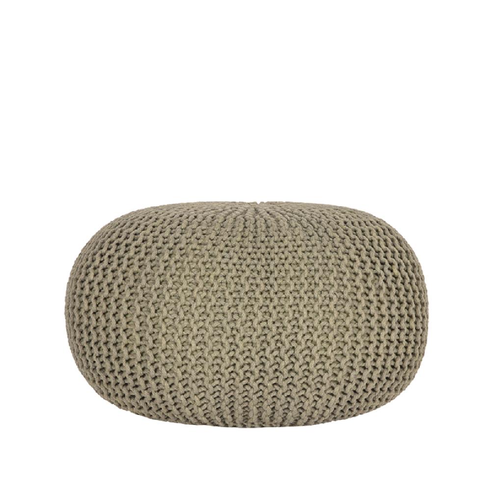 label51 Poef Gebreid 70x70x35 cm| L