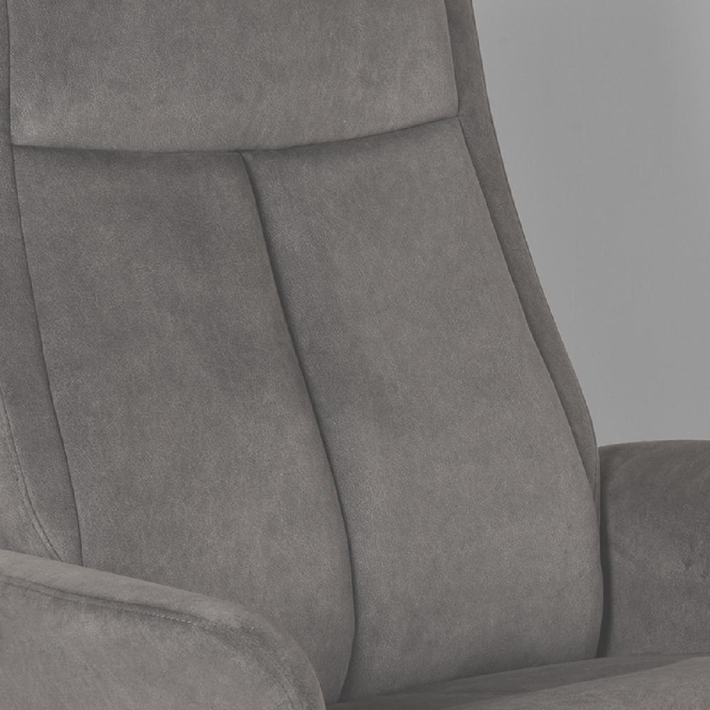 Label51 Relaxfauteuil Bergen + Hocker 77x76x105 Cm