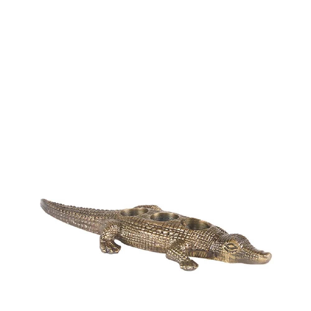 Label51 Waxinelichthouder Krokodil 43x16x4 Cm