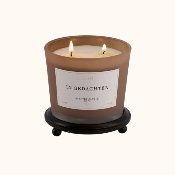 L'aimé Black Modern Table Stand (600 Gram)