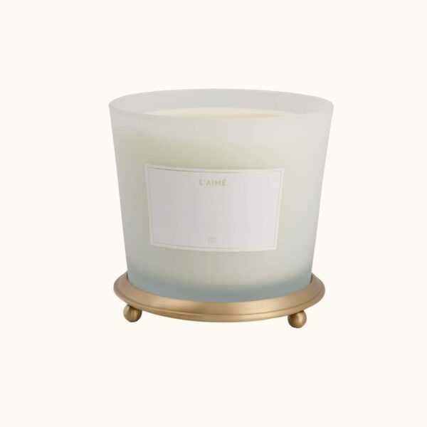 L'aimé Gold Modern Table Stand (600 Gram)