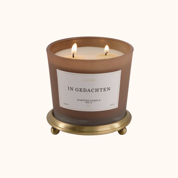 L'aimé Gold Modern Table Stand (600 Gram)