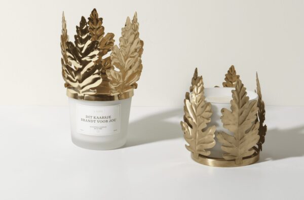 L'aimé Golden Leaves Display