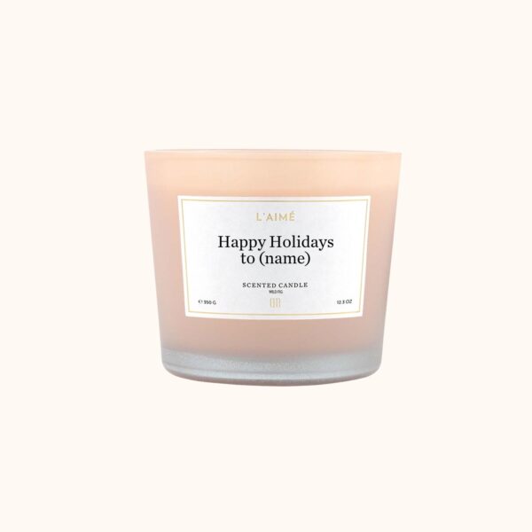 L'aimé Happy Holidays To (name)