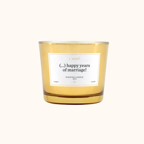 l'aimé (…) happy years of marriage