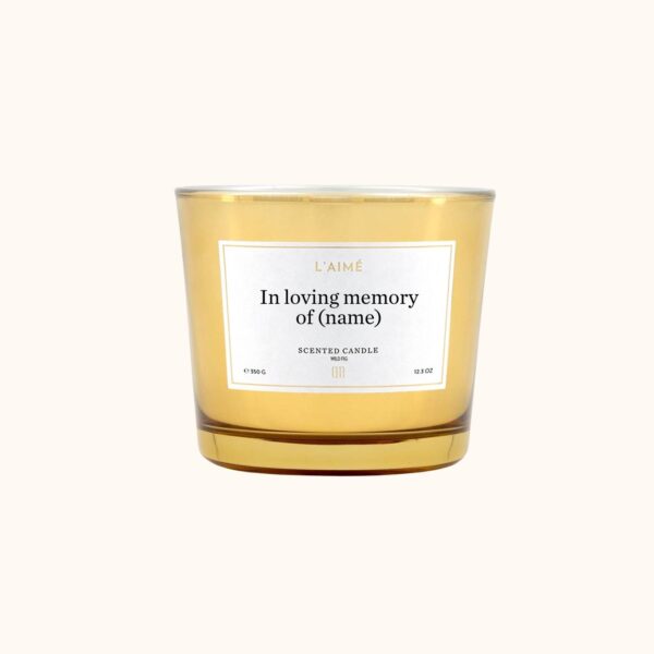 l'aimé In loving memory of (name)