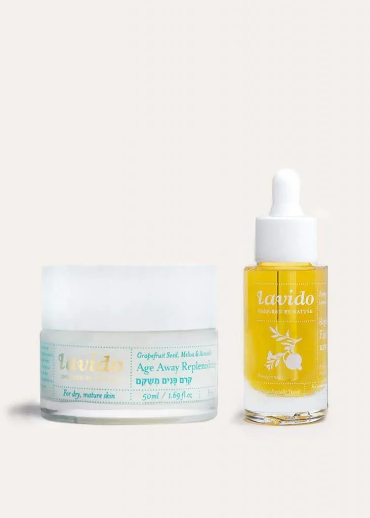 lavido Age Away Replenishing Duo - Lavido Clean Beauty - Natural Skincare