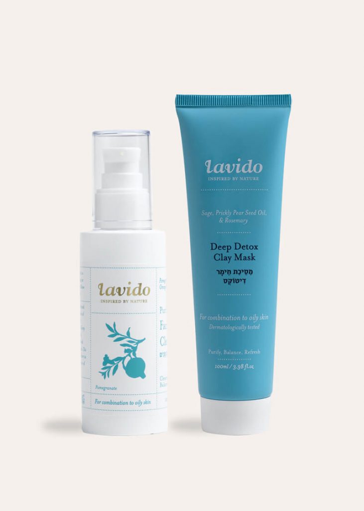 lavido Balancing Face Mask Cleansing Duo - Lavido Clean Beauty - Natural Skincare