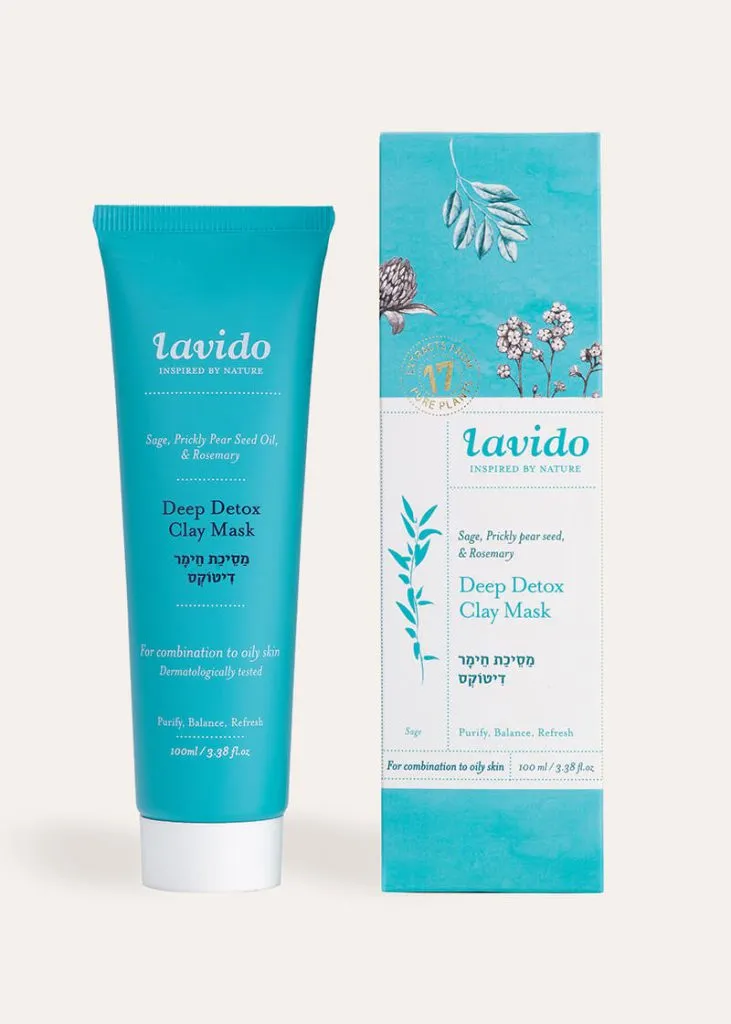 lavido Deep Detox kleimasker - Lavido Clean Beauty - Natural Skincare